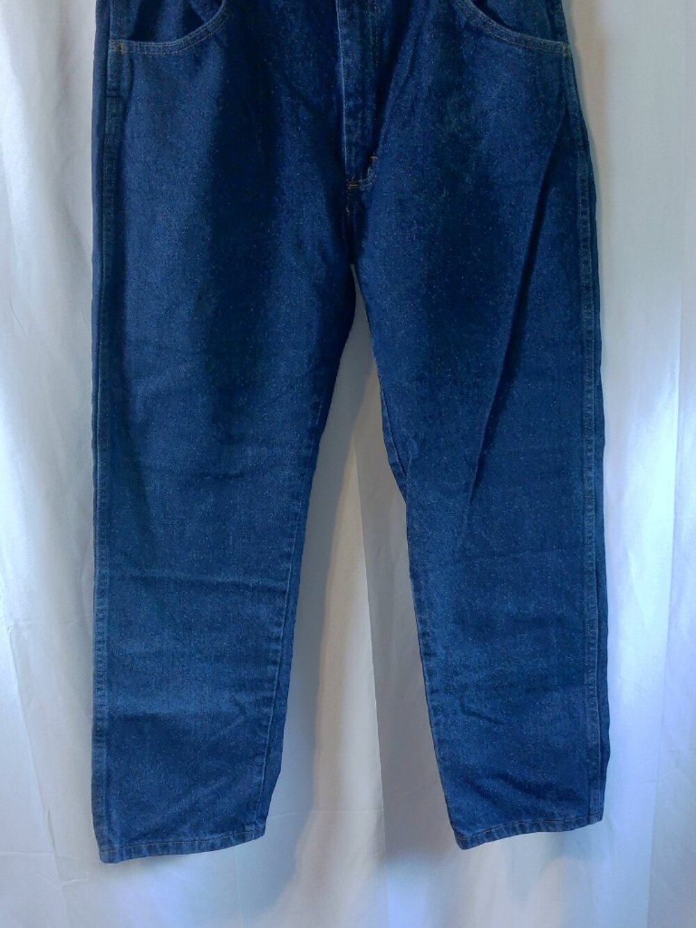 Rustler Men's Regular Fit Straight Leg Jeans Dark Wash Denim 36x29